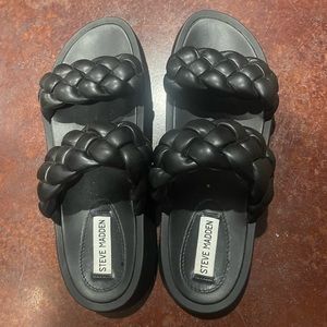 Steve Madden braided sandals- worn once